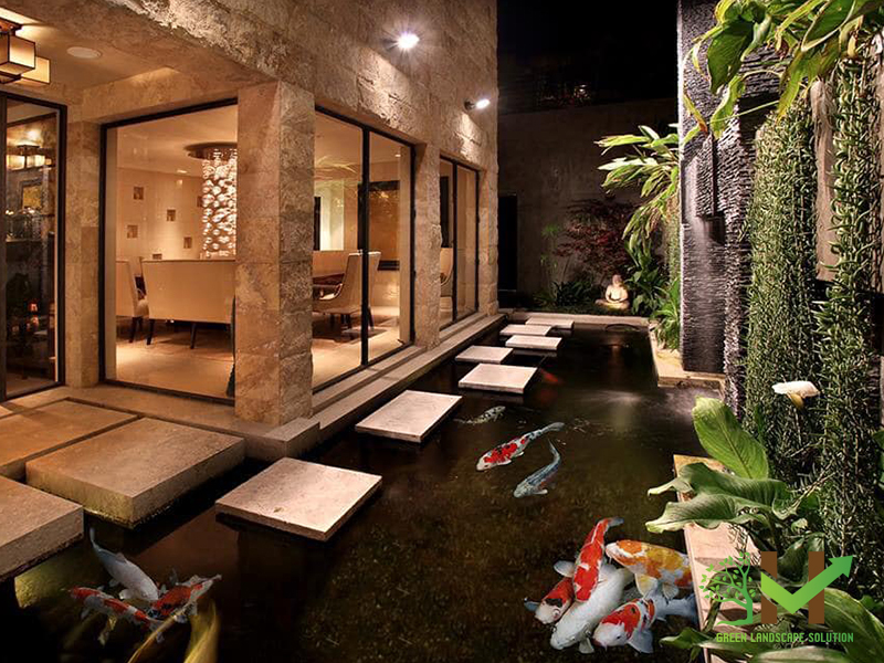 Hồ Koi hiện đại