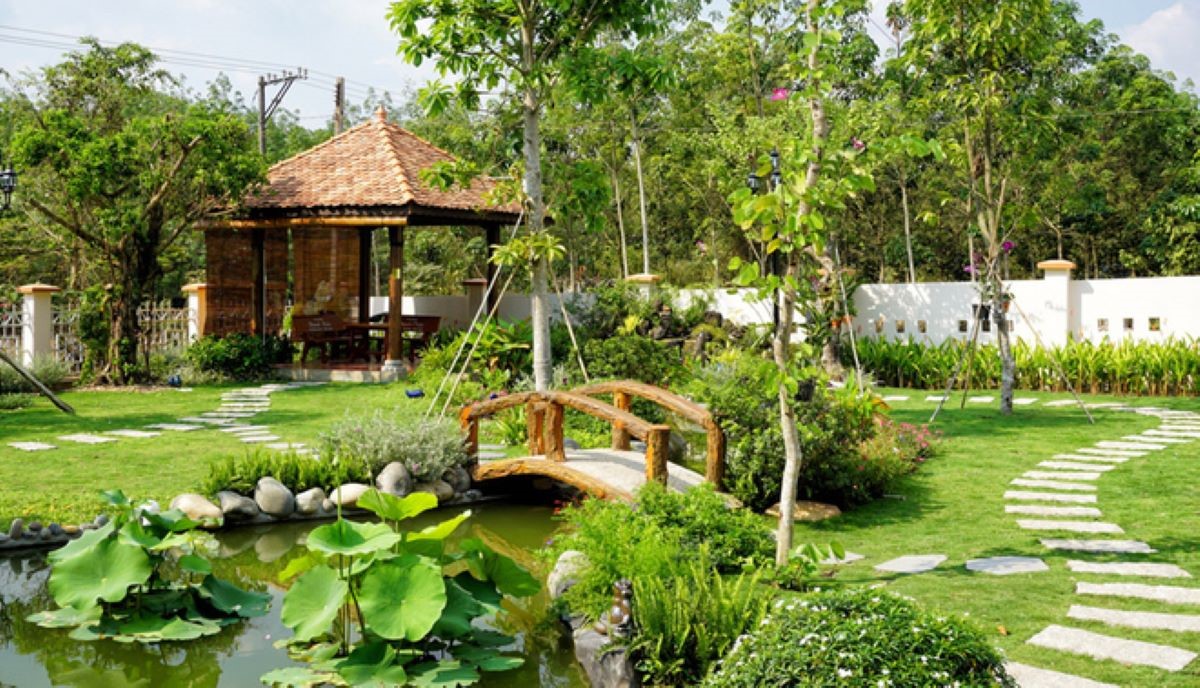 Công trình thi công cảnh quan sân vườn của Hoành Nguyễn Garden