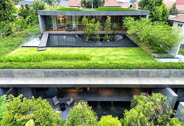 Thiết kế thi công vườn trên mái & Hồ ngâm thư giãn Sky Villa – Ngũ Hành Sơn, Đà Nẵng